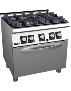 FAGOR C-G741 H PLYNOVÝ SPORÁK S PLYNOVOU TROUBOU, zvýšený výkon